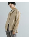 【SALE/60%OFF】SENSE OF PLACE シアーストライプオープンカラーシャツ センス オブ プレイス トップス シャツ・ブラウス グレー ベージュ ブラック【RBA_E】