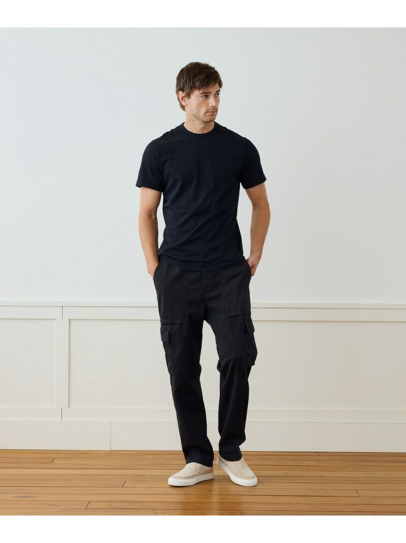 JAMES PERSE コットンスラブ カーゴパンツ MACS1439 トゥモローランド パンツ カーゴパンツ ブラック ベージュ【送料無料】