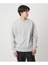 UNITED ARROWS green label relaxing ポリエステル ウール ミラノリブ クルーネック ニット ユナイテッドアローズ グリーンレーベルリラクシング トップス ニット グレー ブラック【先行予約】*【送料無料】