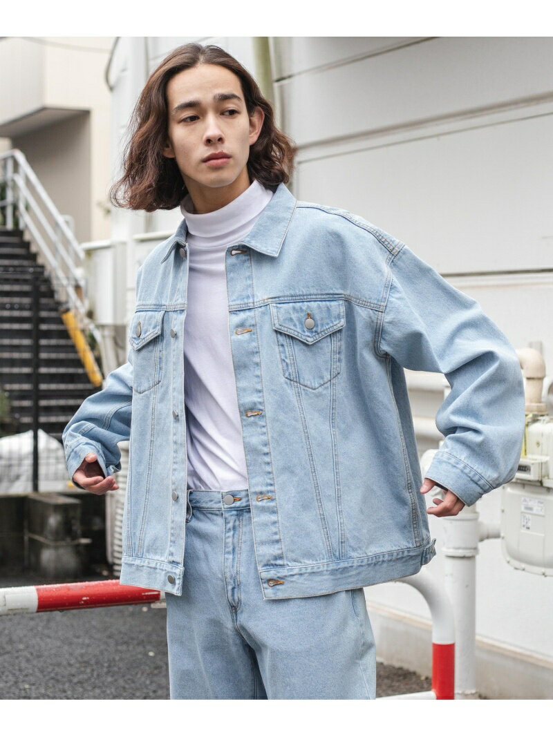 【予約商品について】 ※「先行予約販売中」「予約販売中」をご注文の際は予約商品についてをご確認ください。■重要なお知らせ※ 当店では、ギフト配送サービス及びラッピングサービスを行っておりません。ラッピング・ギフト配送について同時に複数の商品を注文された場合メーカー希望小売価格についてご利用ガイドWEGO（ウィゴー）3rd BIGデニムジャケットオーバーサイズでゆとりのあるデニムジャケット”■Detail・オーセンティックなデニムジャケットよりも、身幅を出しリラックス感のある、現代シルエットのデニムジャケット・薄すぎず、ごわごわしない、ちょうど良い厚みのデニム生地を採用・古着のような加工感にこだわった、淡色、中濃、淡色加工の3色展開■point・オールシーズン・大人カジュアル・ユニセックス・男女兼用・春アウター・アメカジ・Gジャン・軽羽織・セットアップ型番：WE23SP01-M0014-002-7 GV6636【採寸】サイズバスト着丈袖丈肩幅F134cm66cm55.5cm60cm商品のサイズについて【商品詳細】中国素材：本体：綿100%サイズ：F※画面上と実物では多少色具合が異なって見える場合もございます。ご了承ください。商品のカラーについて