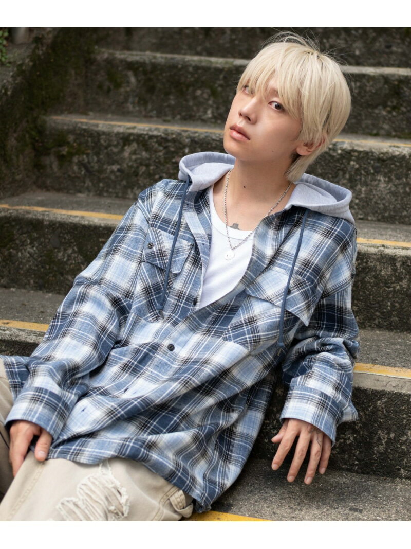 SALE25%OFFWEGO MEN'S ֥åաɥͥ륷(LS)  ȥåץ ġ֥饦 ֥å ֥롼RBA_E