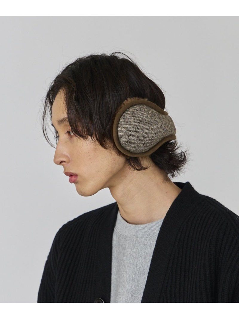 【SALE／20%OFF】OVERRIDE OVERRIDE JP TWEED EARMUFFS オーバーライド 帽子 その他の帽子【RBA_E】 3