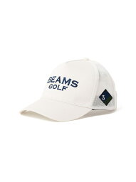 BEAMS GOLF BEAMS GOLF / スフィダンテ メッシュ キャップ ビームス ゴルフ 帽子 キャップ ホワイト ベージュ ネイビー【送料無料】