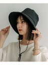 DEVICE+ シンプル オーバーフィット サファリハット 深め UVカット メンズ レディース デバイス 帽子 ハット グレー ホワイト ブラック ベージュ