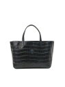 Felisi 【Felisi/フェリージ】クロコ型押し レザー ハンドバッグ トートバッグ 17/28/SA フェリージ バッグ トートバッグ ブラック ブルー...