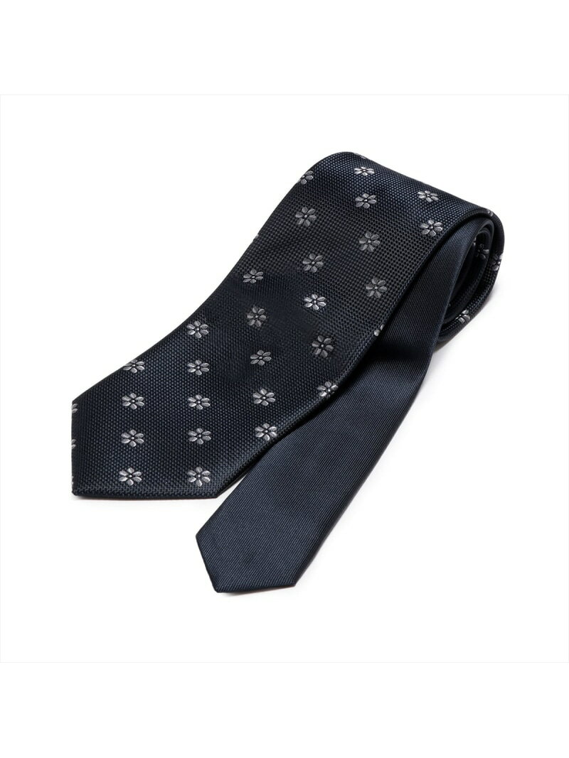 BRICK HOUSE by Tokyo Shirts ネクタイ クレリックタイ ビジネス フォーマル BM15I102GGAJ1PA-19-950 トーキョーシャツ スーツ・フォーマル ネクタイ・蝶ネクタイ ネイビー