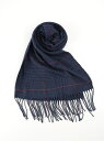 【SALE/50%OFF】TAKA-Q オーバーチェック マフラー タカキュー ファッション雑貨 マフラー・ストール・ネックウォーマー グレー ネイビー【RBA...