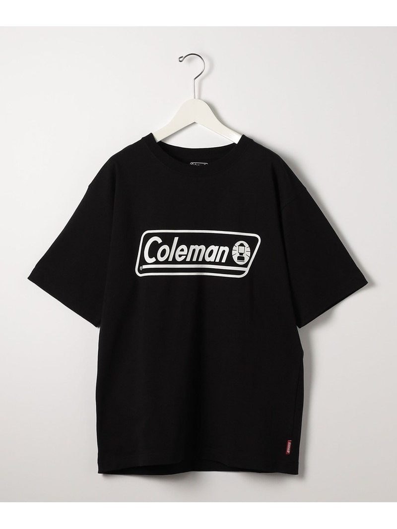 【SALE／30%OFF】a day in the life ＜A DAY IN THE LIFE＞COLEMAN プリントTシャツ ユナイテッドアローズ アウトレット カットソー Tシャツ ブラック ホワイト【RBA_E】