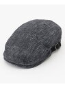 JOSEPH ABBOUD 【洗える・撥水】ライトウェーブ ハンチング ジョセフアブード 帽子 ハンチング・ベレー帽 グレー ブルー【送料無料】