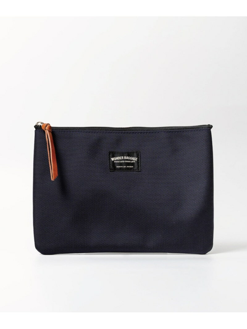 WONDER BAGGAGE フラットポーチ ナイロン 軽量 メンズ レディース ワンダーバゲージ 財布・ポーチ・ケ..