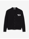 【SALE/35%OFF】Maison Kitsune (M)MAISON KITSUNE HANDWRITING COMFORT RIBBED CARDIGAN メゾン キツネ トップス カーディガン ブラック【RBA_E】【送料無料】