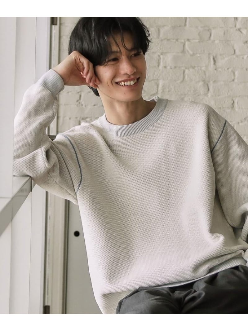 THE SHOP TK 【大人の上品カジュアルを叶える】ハグするニット 洗濯機OK/6色展開 ザ ショップ ティーケー トップス ニット ブラック ブラウン ホワイト オレンジ ネイビー【送料無料】