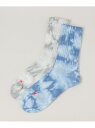 RAGEBLUE 【Healthknit/ヘルスニット】タイダイ染めソックス2P レイジブルー 靴下・レッグウェア 靴下 ブルー オレンジ(4)