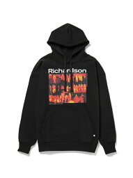 【SALE／50%OFF】bonjour records Richardson Antoine D'Agata Hoodie ボンジュールレコード トップス パーカー・フーディー ブラック ホワイト【RBA_E】【送料無料】