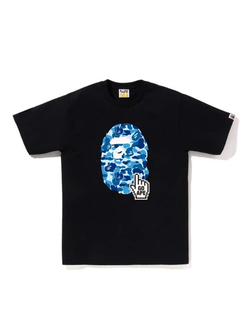 A BATHING APE ABC CAMO BAPE ONLINE TEE -ONLINE EXCLUSIVE-  ٥  ȥåץ åȥT ֥å ۥ磻ȡ̵