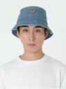 Levi's デニムバケットハット リーバイス 帽子 キャップ ブルー【送料無料】