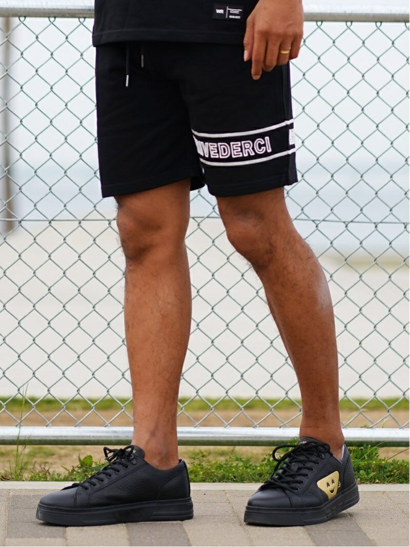 WHIM ROTH whim ROTH/(M)Embroidery Logo SW S/PT アダムスジャグラー パンツ その他のパンツ ホワイト ブラック【送料無料】