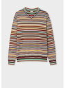 Paul Smith シグネチャーストライプ フェイクレイヤードニット ポール・スミス トップス ニット【送料無料】