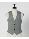 UNITED ARROWS green label relaxing TW 柄 5B オッドベスト ユナイテッドアローズ グリーンレーベルリラクシング スーツ・...