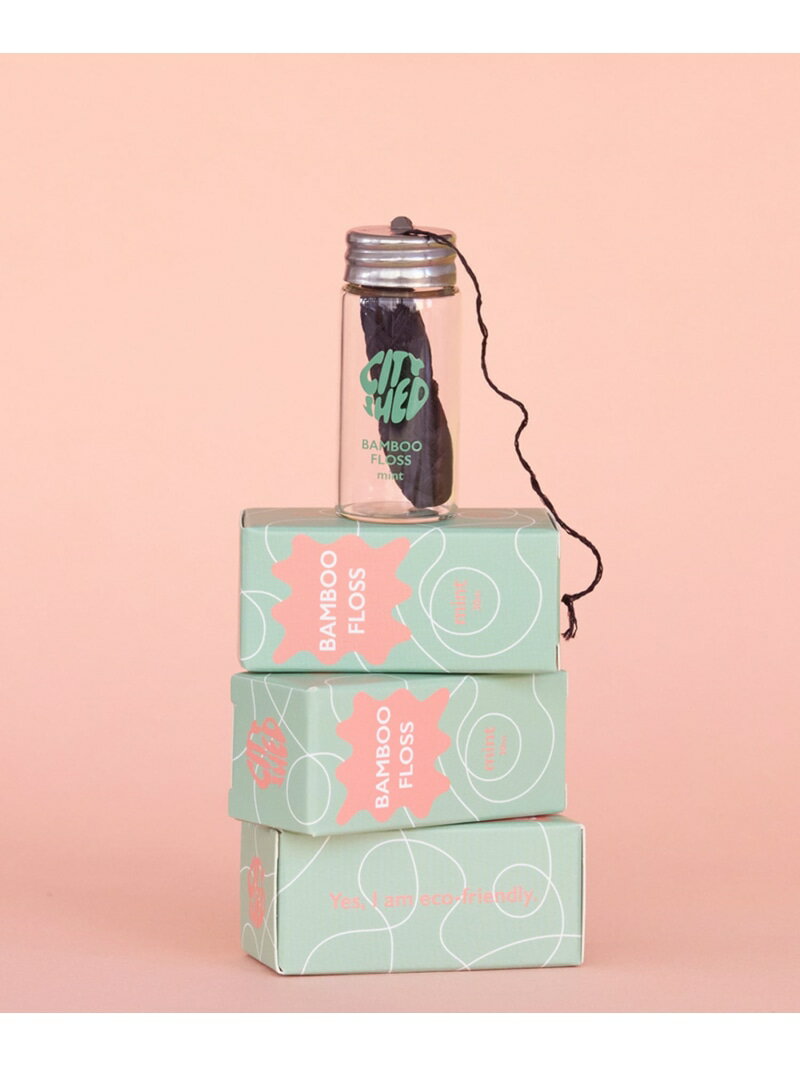 CITY SHED バンブーデンタルフロス ミント ジュエルアディクト ボディケア・オーラルケア その他のボディケア・オーラルケア グリーン