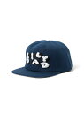 BEAMS T LILY PAD MAGAZINE / 6Panel Cap ビームスT 帽子 キャップ ネイビー【送料無料】