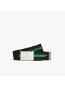 LACOSTE ベルト メンズ 【SALE／30%OFF】LACOSTE エレガンス コントラストロゴプリントベルト ラコステ ファッション雑貨 ベルト ブラック ベージュ【RBA_E】【送料無料】