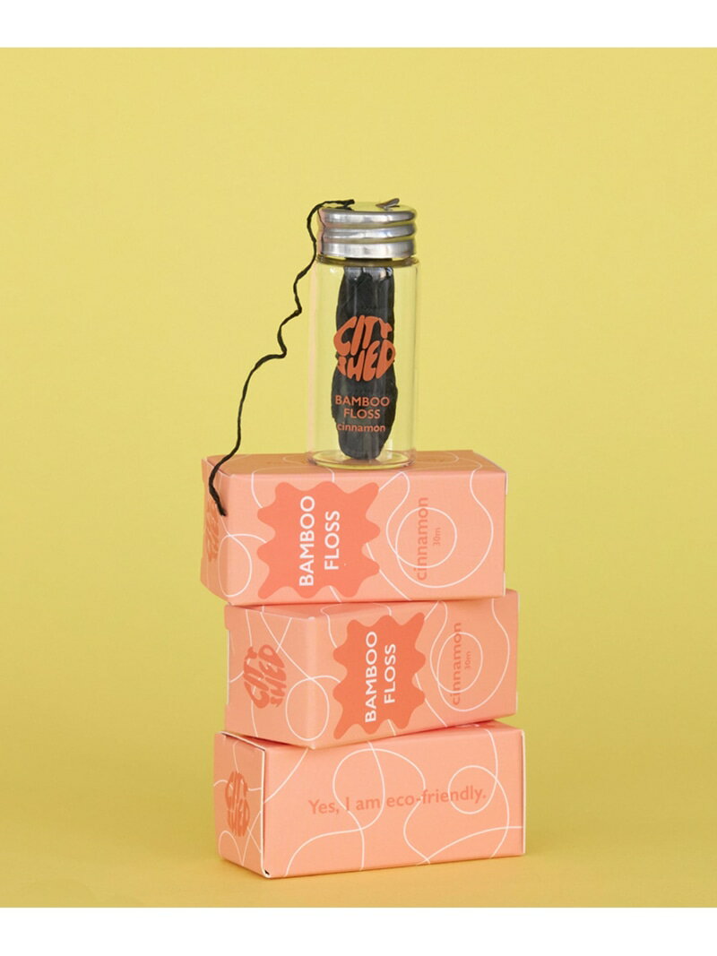 CITY SHED バンブーデンタルフロス シナモン ジュエルアディクト ボディケア・オーラルケア その他のボディケア・オーラルケア ピンク