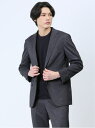 【SALE/47%OFF】m.f.editorial プリントポンチジャージ レギュラーフィット 2ボタンジャケット グレー(セットアップ可能) タカキュー ス...
