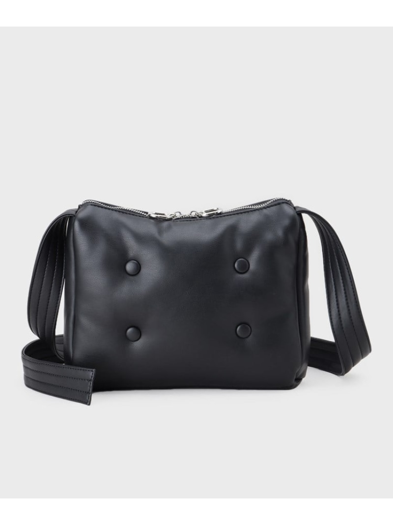 tk.TAKEO KIKUCHI クッションミニショルダーバッグ ティーケータケオキクチ バッグ ショルダーバッグ ブラウン ブラック ベージュ【送料無料】