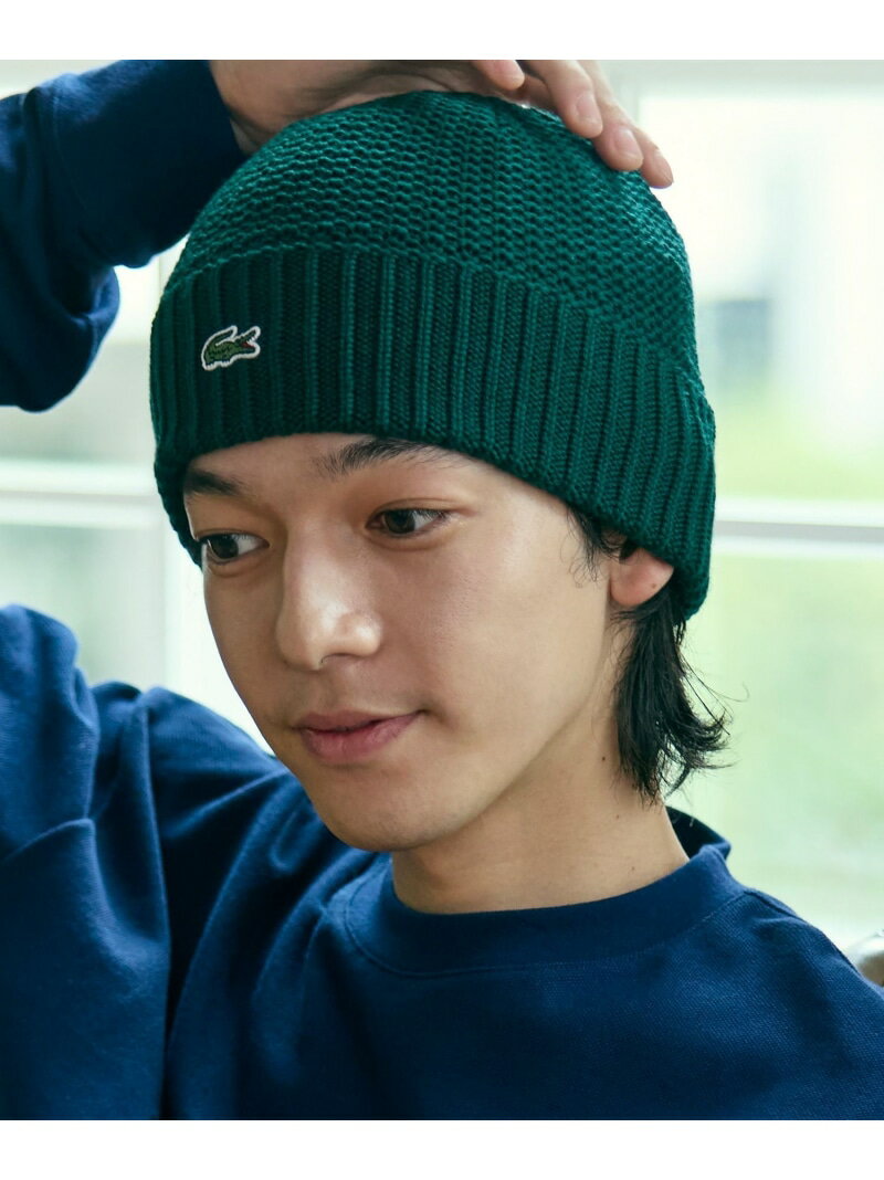 LACOSTE ワンポイントウールニットキ