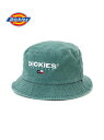 【SALE/40%OFF】Dickies Dickies/(U)DK EX BIO WASH BUCKET HAT ハンドサイン 帽子 ハット グリーン ブラッ...