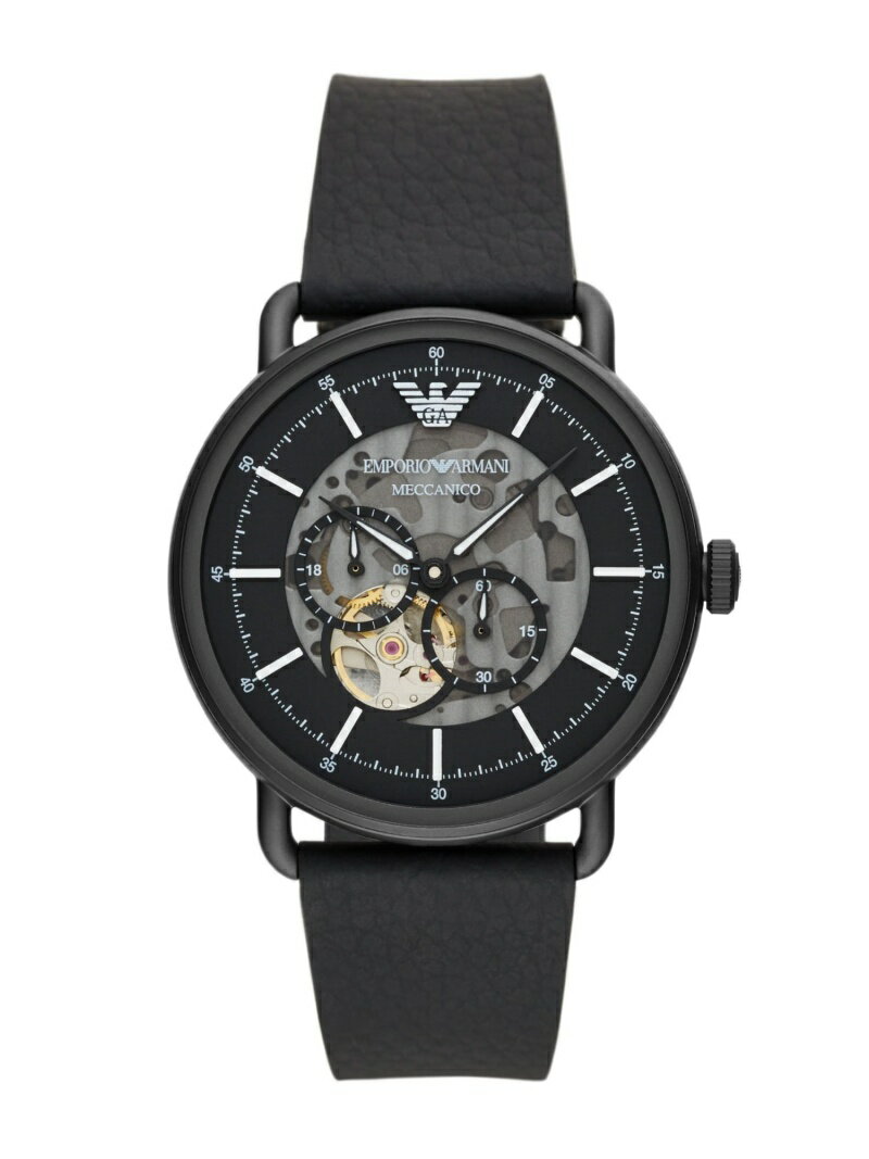 【SALE／50%OFF】EMPORIO ARMANI EMPORIO ARMANI/(M)AR60028 ウォッチステーションインターナショナル アクセサリー・腕時計 腕時計 ブラック【RBA_E】【送料無料】