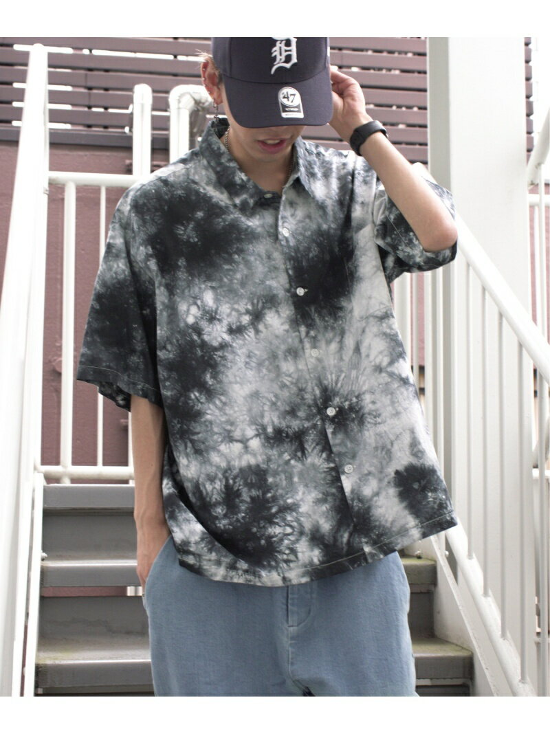 【SALE／65%OFF】VENCE share style VISION STREET WEAR タイダイシャツ ヴァンス エクスチェンジ トップス カットソー・Tシャツ ブラック ブルー ベージュ【RBA_E】のサムネイル