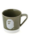 A BATHING APE LOGO PORCELAIN MUG ア ベイシング エイプ 食器・調理器具・キッチン用品 グラス・マグカップ・タンブラー グリーン...