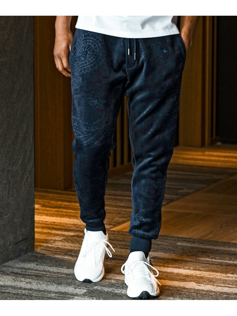 1PIU1UGUALE3 RELAX 1PIU1UGUALE3 RELAX/ペイズリーベロアジップパーカー シフォン トップス パーカー..