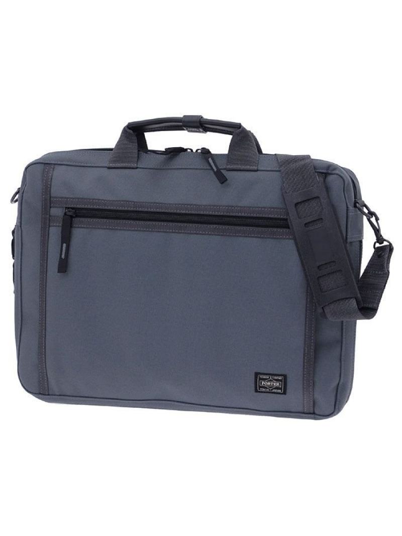 PORTER クリップ 2WAYブリーフケース ポーター バッグ ビジネスバッグ・ブリーフケース ベージュ グレ..