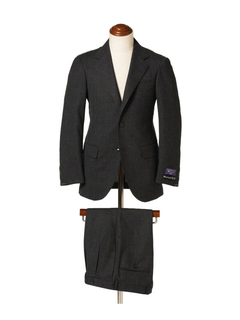 BEAMS F HANDMADE ジャパンウール フレスコ ソリッド スーツ ビームス メン スーツ・フォーマル セットアップスーツ グレー ネイビー【送料無料...