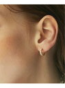 【SALE/10%OFF】GOLDY GOLDY/キュービックジルコニア フープ ワンタッチ ピアス / 1220409 セットアップセブン アクセサリー・腕時...