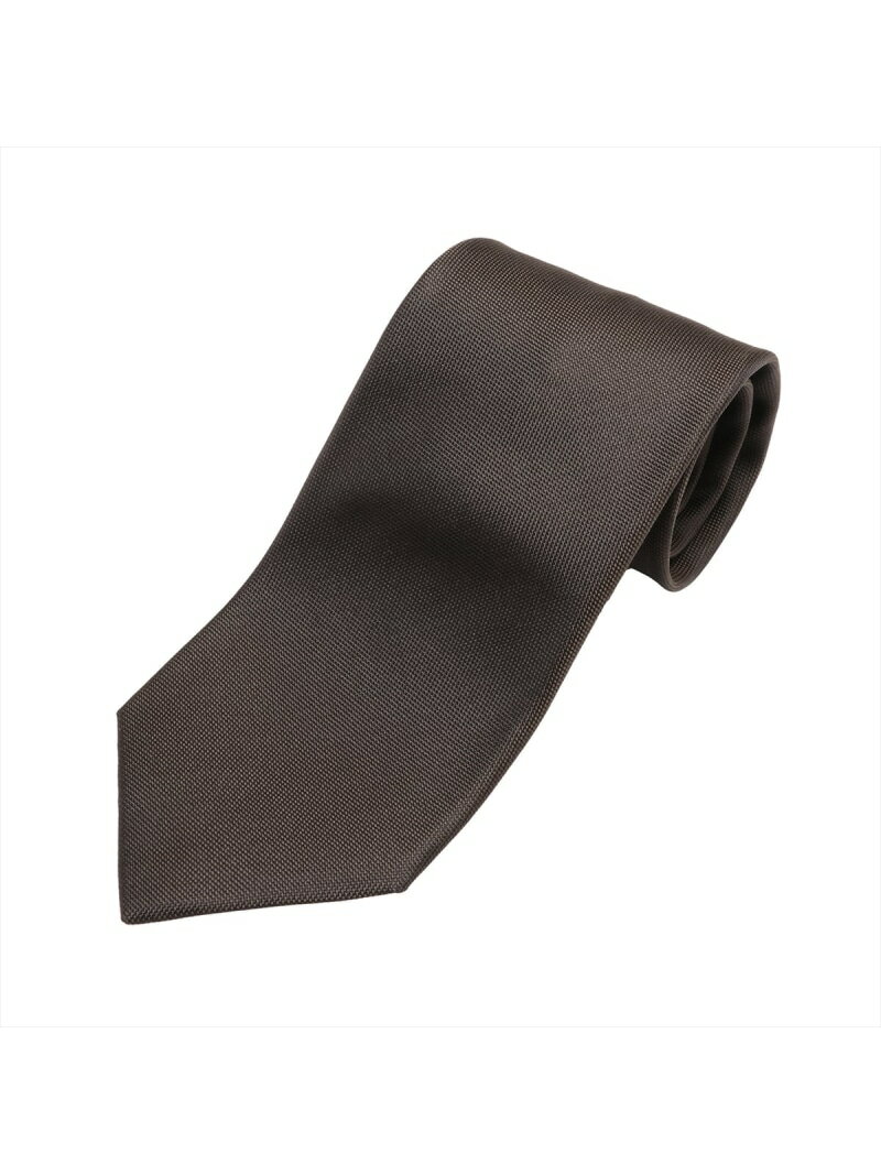 BRICK HOUSE by Tokyo Shirts ネクタイ 日本製 絹100% 西陣織 ビジネス フォーマル BM15J500GDAJ4SA-59-910 トーキョーシャツ スーツ・フォーマル ネクタイ・蝶ネクタイ ブラウン【送料無料】