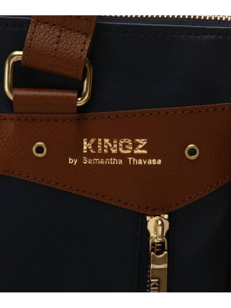KINGZブレイン大キングズバッグトートバッグブラウンネイビー【送料無料】