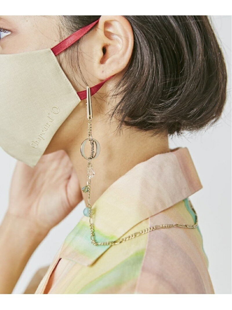 Chapeau d' O Chapeaud'O Chain&Beads Hat Clip オーバーライド ファッション雑貨 その他のファッション雑貨 ブラック シルバー ホワイト【送料無料】