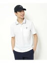adabat ドライワッフルポロシャツ アダバット トップス ポロシャツ ブラック ホワイト ブルー【送料無料】(4)