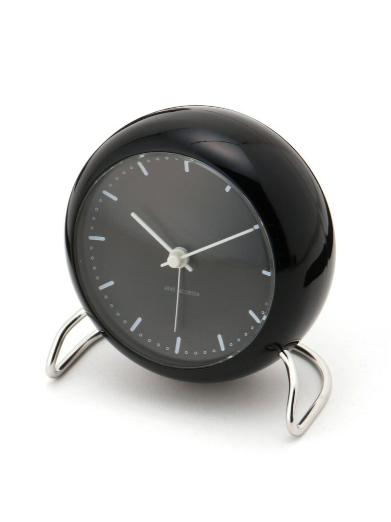 ARNE JACOBSEN ARNEJACOBSEN/(U)AJ Table Clock City hall BLACK ノルディックフィーリング インテリア・生活雑貨 時計 ブラック【送料無料】