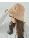 【SALE/50%OFF】improves フェイクファー メトロハット インプローブス 帽子 ハット ベージュ ホワイト ブラック【RBA_E】