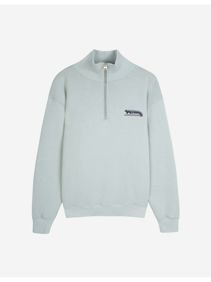 Maison Kitsune FLASH FOX HALF ZIP SWEATSHIRT ] Lcl gbvX XEFbgEg[i[ O[yz