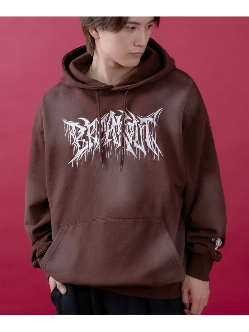 【SALE／25%OFF】improves 長袖 プルパーカー インプローブス トップス パーカー・フーディー ピンク ブラウン ブラック【RBA_E】【送料無料】