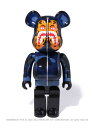 A BATHING APE COLOR CAMO TIGER BE@RBRICK 1000% M ア ベイシング エイプ インテリア・生活雑貨 おもちゃ・ゲーム・フィギュア ブルー パープル レッド【送料無料】