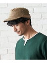 ikka コーデュロイワークキャップ イッカ 帽子 その他の帽子 ベージュ ブラック