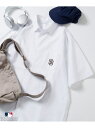 【SALE/40%OFF】FREAK'S STORE 別注 MLB メジャーリーグベースボール ショートスリーブ オックスフォード シャツ 25SS フリークスストア トップス シャツ・ブラウス ホワイト ブルー【RBA_E】【送料無料】