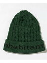 inhabitant inhabitant(インハビタント)Fishermans Watch Cap シフォン 帽子 ニット帽・ビーニー グリーン ブラック